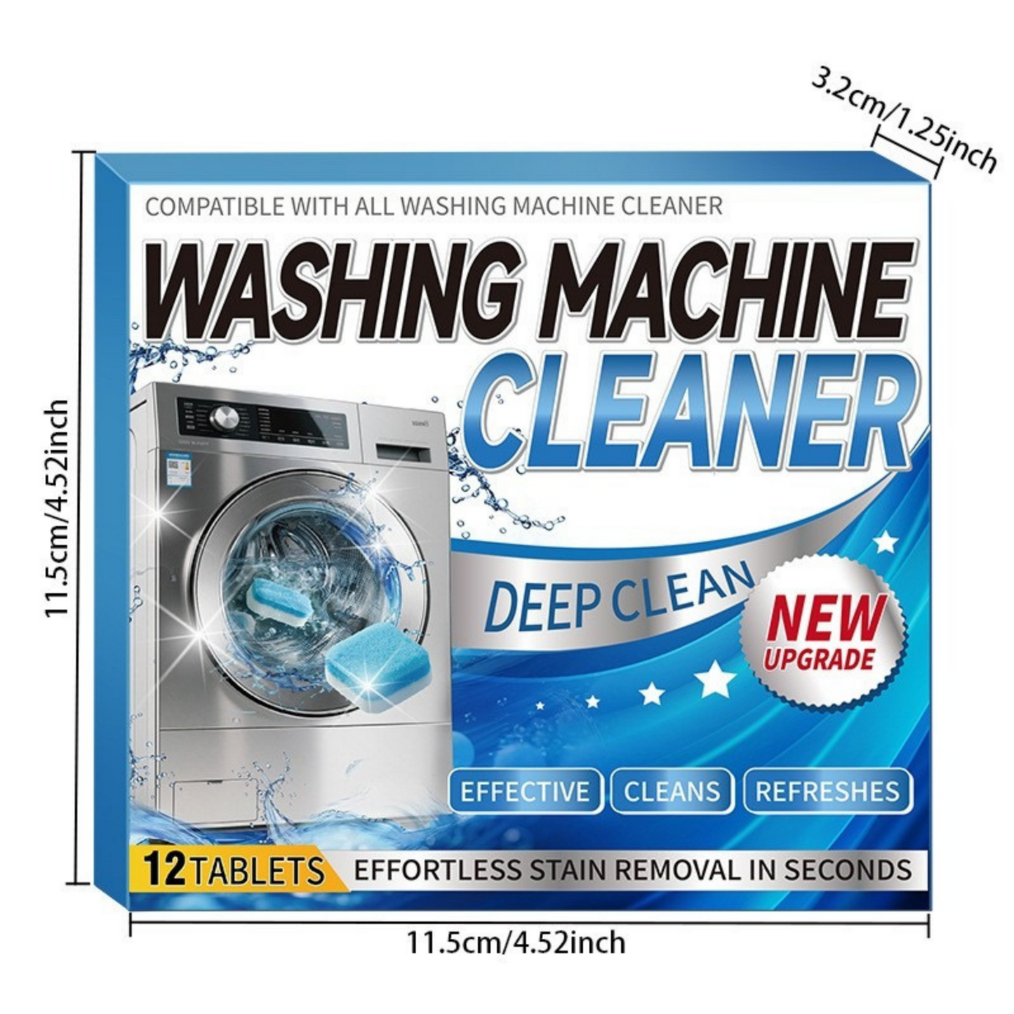 Washing Machine Cleaner Tablets 24-Pack
