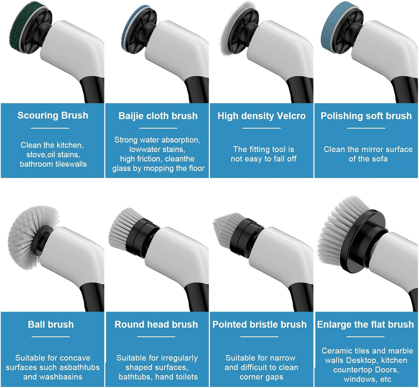 Replaceable Brush Heads Set